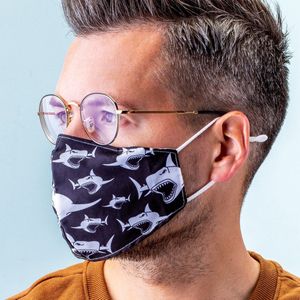 Kikkerland Mondkapje - Haaien