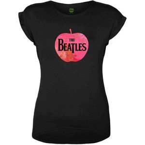 The Beatles - Apple Logo Dames T-shirt - L - Zwart