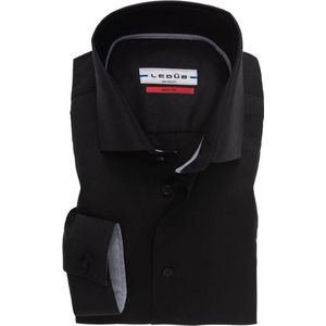 Ledûb Slimfit zwart