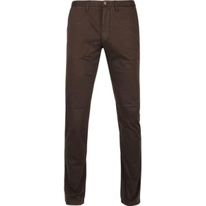 Suitable Chino Sartre Donkerbruin - Maat 98 - Heren