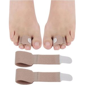 Teenspalk - toe spreader - Hallux Valgus - teenspreider - hamerteen - teencorrector vinger spalk 2 stuks