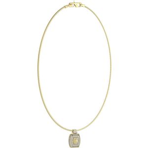 Guess Jewellery - JUMN05001JWYGT-U - Collier - Goudkleurig - Leeuwenkop Hanger met Kristallen