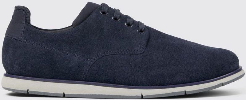 Derby Schoenen - Suède - Bruin - Rubber Zool