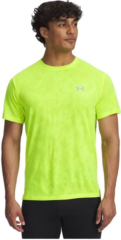 Under Armour - Launch Camo - Sportshirt - Geel