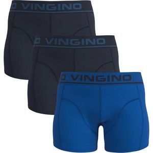 Vingino - Boxershort 3-Pack Deep Blue - Maat: 98-104