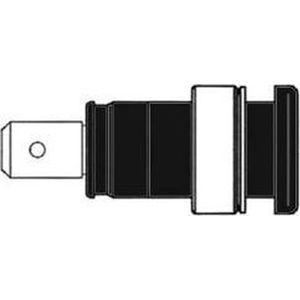 Hirschmann - FLASH PROOF MOUNTING TUBE - Kabels + Stekkers - Zwart - 4 mm