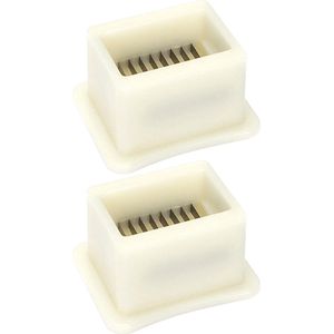 Stainless Steel Bean Cutter Vegetable Shredder Portable Kitchen Appliances - 2pcs