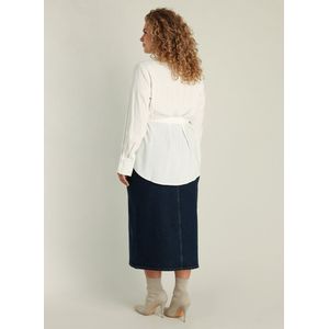 YEST - CURVE Giselle - Blousetop - Off White