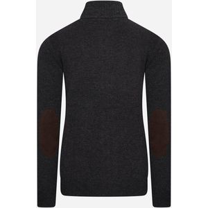 Barbour - Essential Patch Zip Through Knitted Jumper - Vest - Charcoal Marl