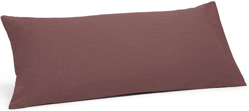 Yumeko - Kussensloop - Deep Raspberry - Hennep/Katoen - 40x80 cm - Biologisch