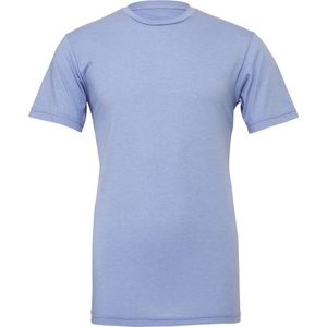 Bella+Canvas Unisex Heather CVC Short Sleeve Tee CV3001CVC - Heather Blue - L