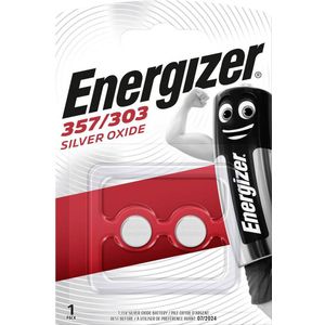 Energizer SR44 357 Knoopcel Zilveroxide 1.55 V 150 mAh 2 stuk(s)