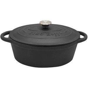 Gietijzeren Braadpan 4.5L Kinghoff - Oven & Kampvuur Geschikt