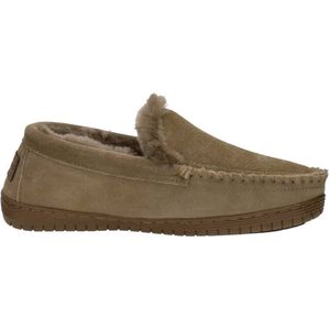 Warmbat Grizzly Pantoffels Dicht - Taupe - Maat 48