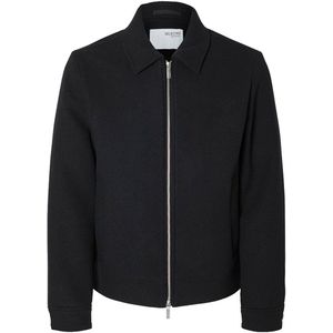 SELECTED HOMME - Philip - Regular Fit Jack - Wolmix - All-over Motief