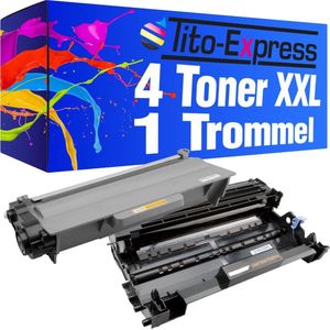 PlatinumSerie 4x toner alternatief voor Brother TN-3380 + drum DR-3300