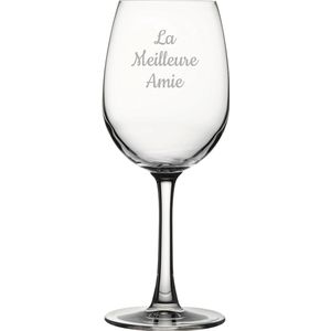 Witte wijnglas gegraveerd - 36cl - La Meilleure Amie