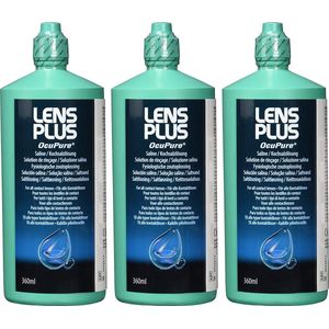 OcuPure lenzenvloeistof 3 x - voordeelverpakking