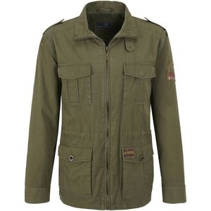 Jan Vanderstorm - Militair Jack - Olijf - Fieldjacket - 100% Katoen