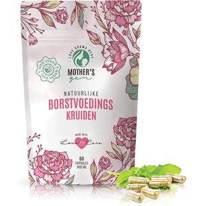 Mother's Gem borstvoedingskruiden met fenegriek - 33% meer inhoud per capsule dan Boezemvriendjes - Kruiden borstvoeding lactatie in capsules - Goed voor de melkproductie - Veganistisch - 60 stuks - 600 mg