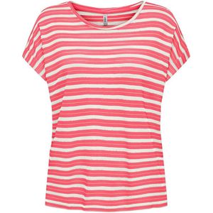 Only - Susie - T-shirt - Roze - Korte Mouwen