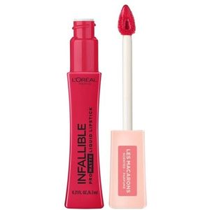 L'Oreal Paris - Infallible - Pro Matte - Les Chocolats Scented - Liquid Lipstick - 828 - Framboise Frenzy - Roze - Lippenstift - 6.3 ml