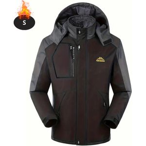 Nivard Skipak - SkiBroek - Skijas - Ski Suit - Wintersport - Heren - Winter - Warm Fleece - Zwart - Maat XXS
