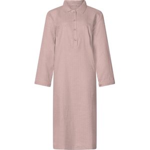 Lunatex dames nachthemd flanel - maat L - Glass - roze
