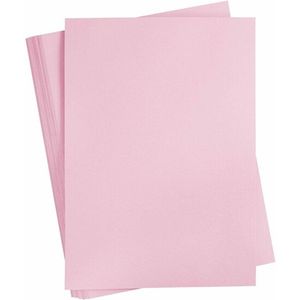 Roze Karton 180 Grams - Roze A2 Karton - Hobbykarton - Stevig Roze Papier - A2 Roze Papier 180 grams - Knutselpapier Knutselkarton - Paars Roze - 42 x 60 cm - A2 - 100 Vellen