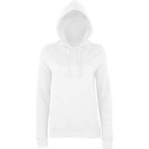 Awdis Gewoon Hoods Vrouwen/dames Girlie College Pullover Hoodie (Arctisch Wit)