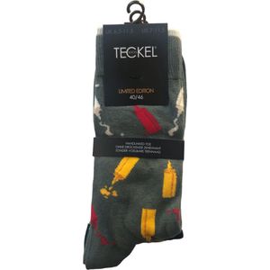 Teckel Sokken - Limited Edition - Foodie - Maat 40-46 - 3 Paar