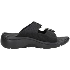 Skechers - Go Walk Arch Fit 2.0 - Dames Sandalen - Zwart