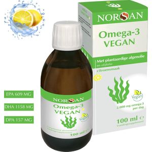 NORSAN - Omega-3 Vegan Olie - 100 ML - Plantaardige Algenolie