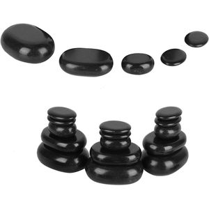 Natuurlijke lavastenen voor ontspannende massage - 20 stuks - Hot Stones voor voetmassage en spa ontspanning