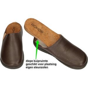 Rohde -Heren - bruin - pantoffels & slippers - maat 41