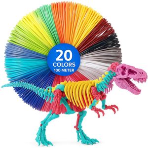 3D pen vullingen - Sounix - PCL Filament - 20 kleuren - 100 meter - 1,75mm