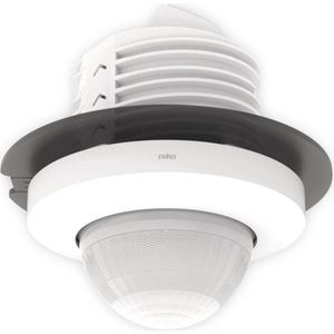 Niko Aanwezigheidsmelder P41LR, 230 V, secundair, 32-37 m, 360°, SnapFit, wit voor inbouw (353-701021)