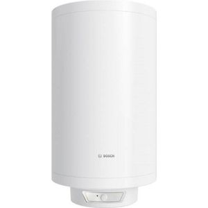 Bosch Elektrische Boiler 50 liter. Montage verticaal. Inclusief inlaatcombinatie cq veiligheidsventiel. Montagebeugel(s) aan de boiler gemonteerd. Afmetingen: Hoogte 56,0 cm / Breedte 46,0 cm en een diepte van 46,5,0 cm