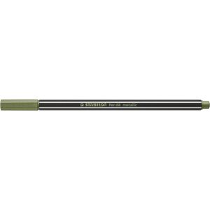 STABILO Pen 68 Metallic - Premium Metallic Viltstift - Metallic Licht Groen - per stuk