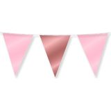 Party Flags foil - Pink and rose gold