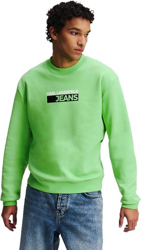 Karl Lagerfeld - KLJ Regular Logo Sweat - Lenteboeket - Heren - Regular Fit