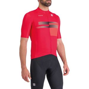 Sportful Gruppetto Korte Mouw Wielertrui Rood XL Man