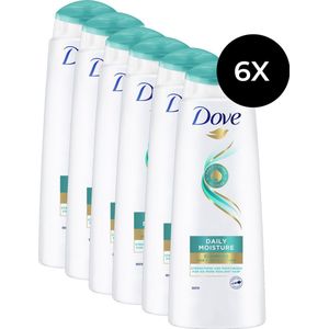 Dove Daily Moisture Shampoo - 6x 400 ml (voor breekbaar haar)