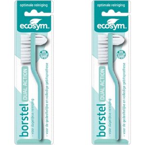 Ecosym Dagbehandeling Gebitsborstel - 2 stuks - Voordeelverpakking