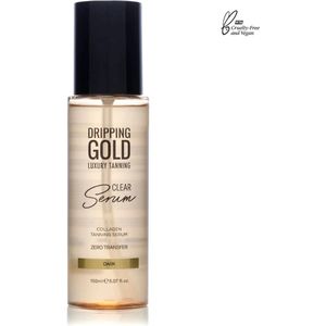Dripping Gold | Clear Collagen Tanning Serum Dark - 150ml - Vegan
