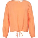 Blouse - Effen - Blouseshirt - Lange Mouw - Losse Pasvorm