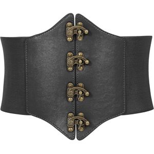 Elastische Korsetriem voor Dames - Vintage Taille Corset Accessoire voor Halloween en Feestkleding