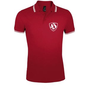 Polo Shirt met H-Logo – Rood – Hooligan Stijl – Maat 3XL