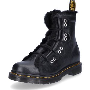 Dr. Martens - 1460 Veterlaarzen - Zwart - Imitatiebont - Leren