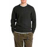 Replay Uk4871.000.g23894 Trui Zwart L Man,Vrouw